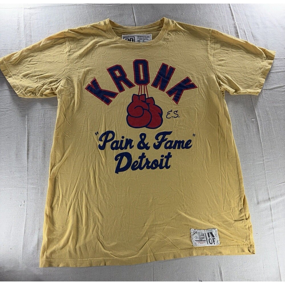 KRONK Boxing Yellow T-Shirt - Size XL